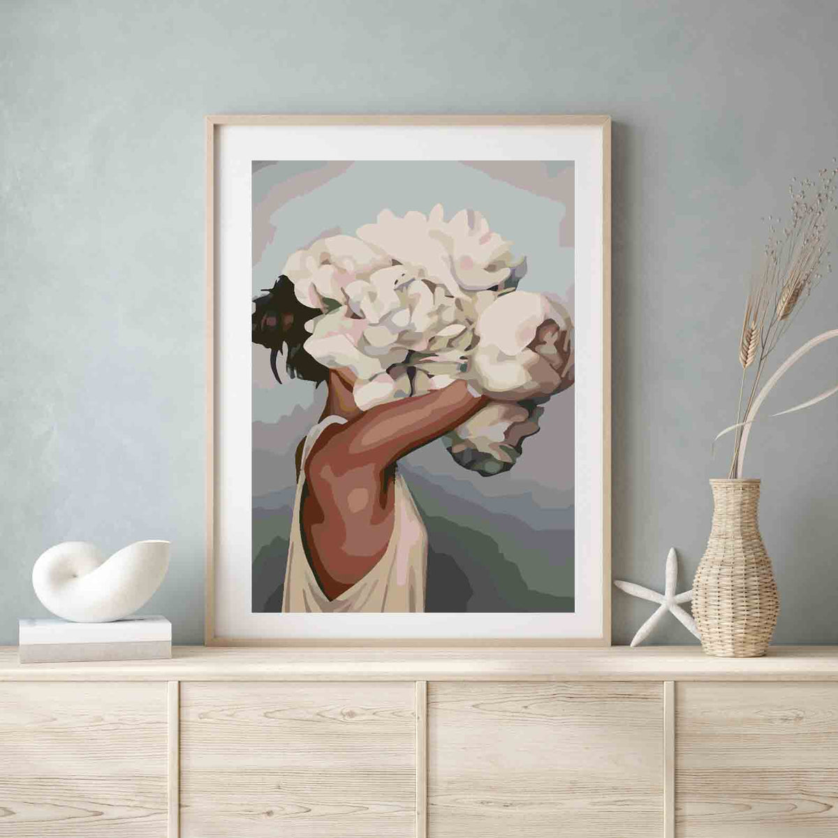 Painting by numbers - Floral Head 4110