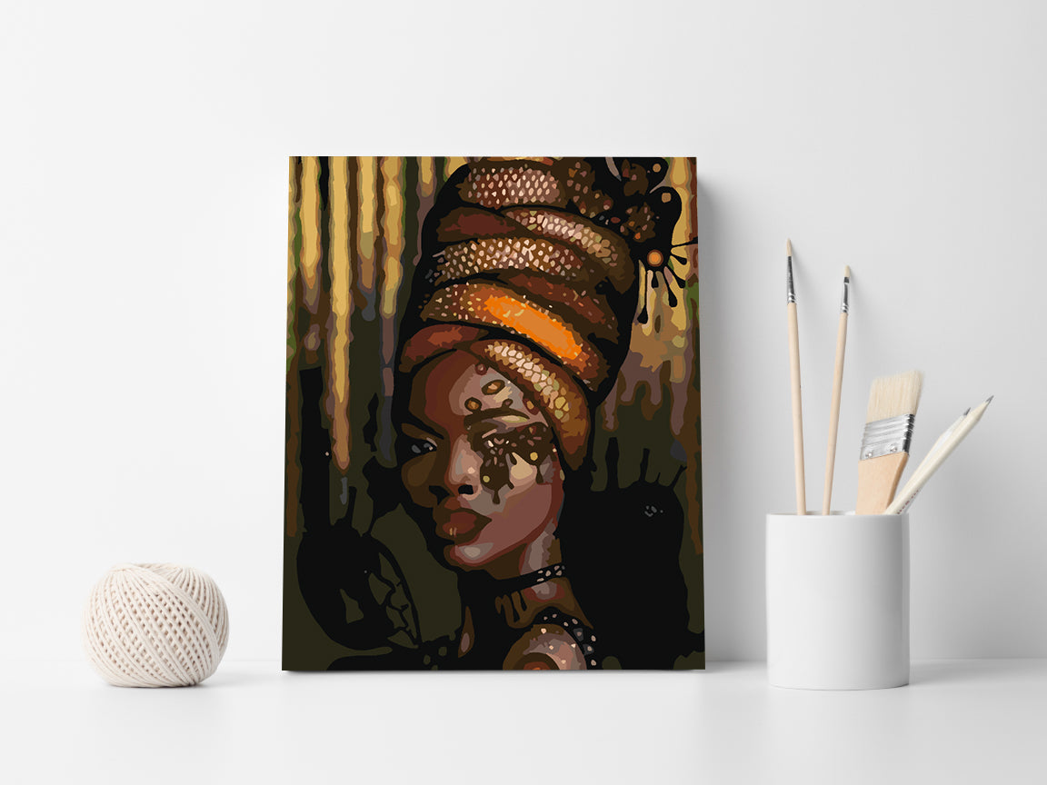 Pictura pe numere - Fata Portret 4113