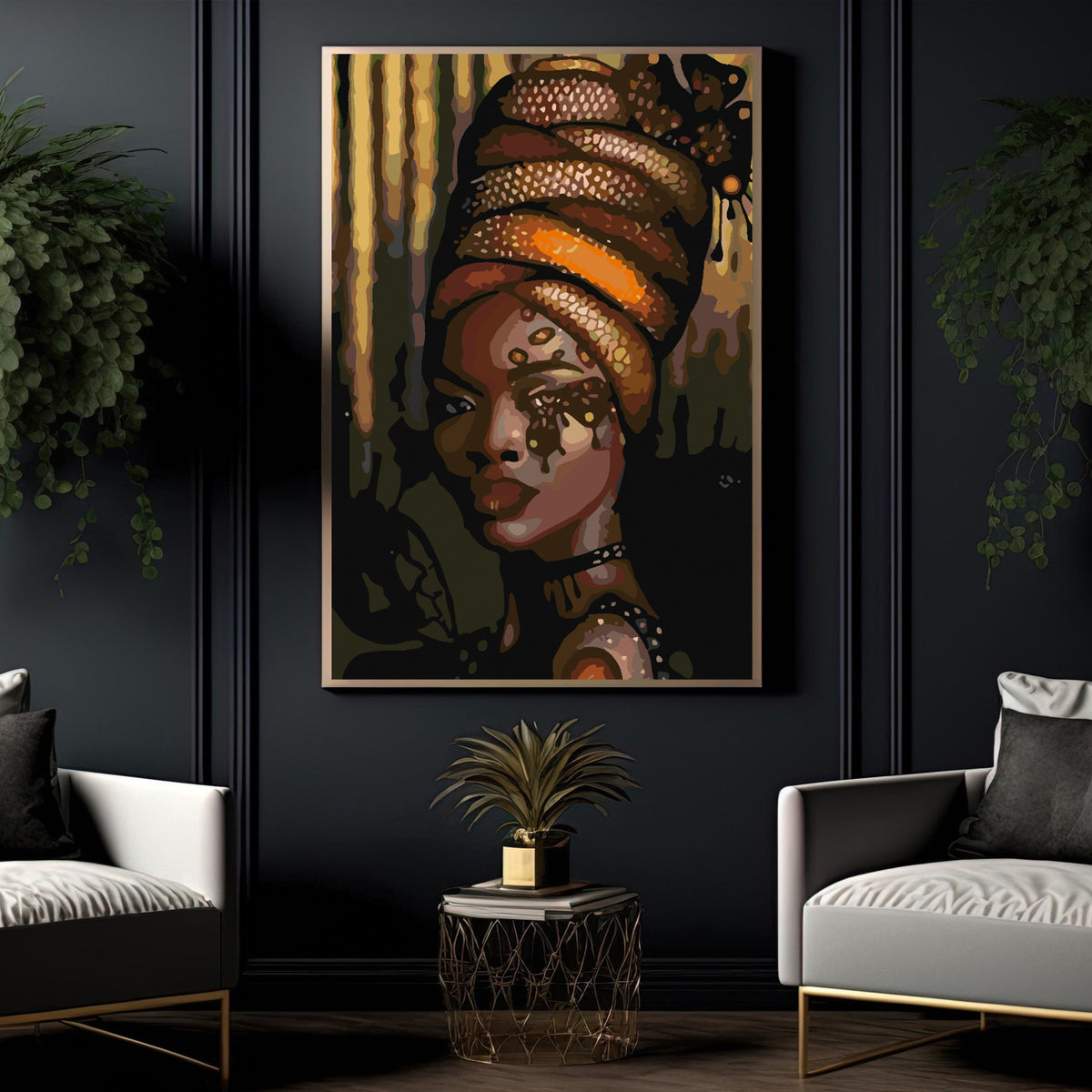 Painting by numbers - Girl Portrait 4113