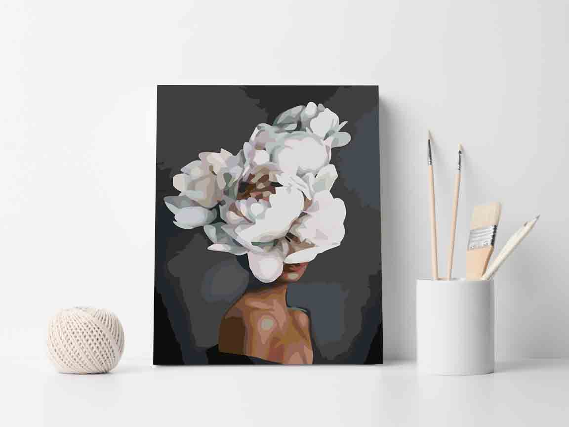 Pictura pe numere - Floral Head 4114