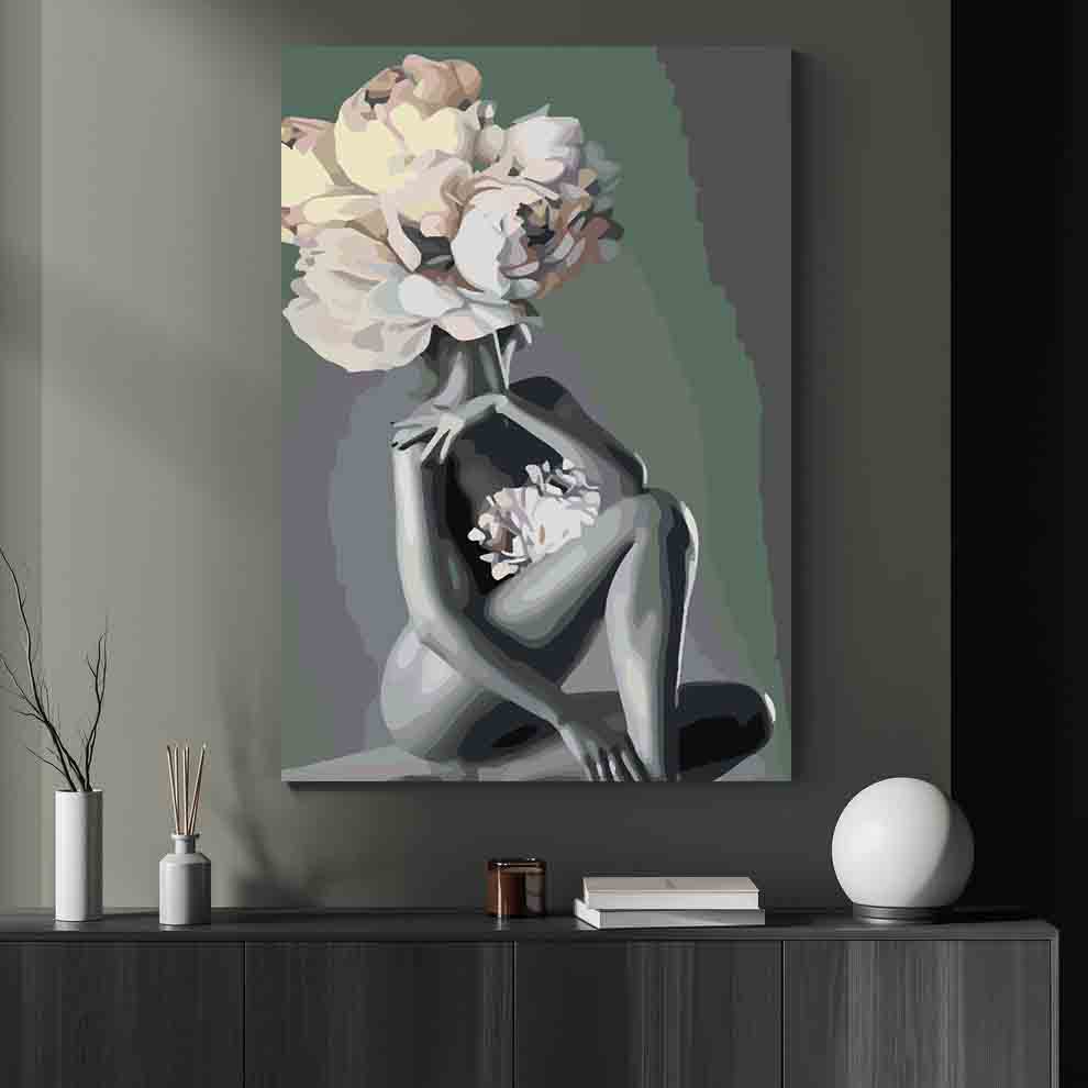 Paint by numbers - Floral Head 4116
