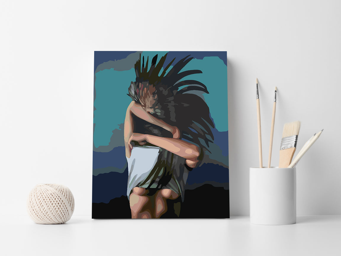 Paint by numbers - Girl with Wings 4117