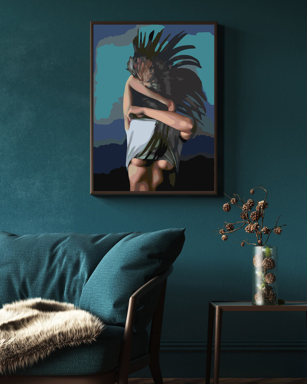 Paint by numbers - Girl with Wings 4117