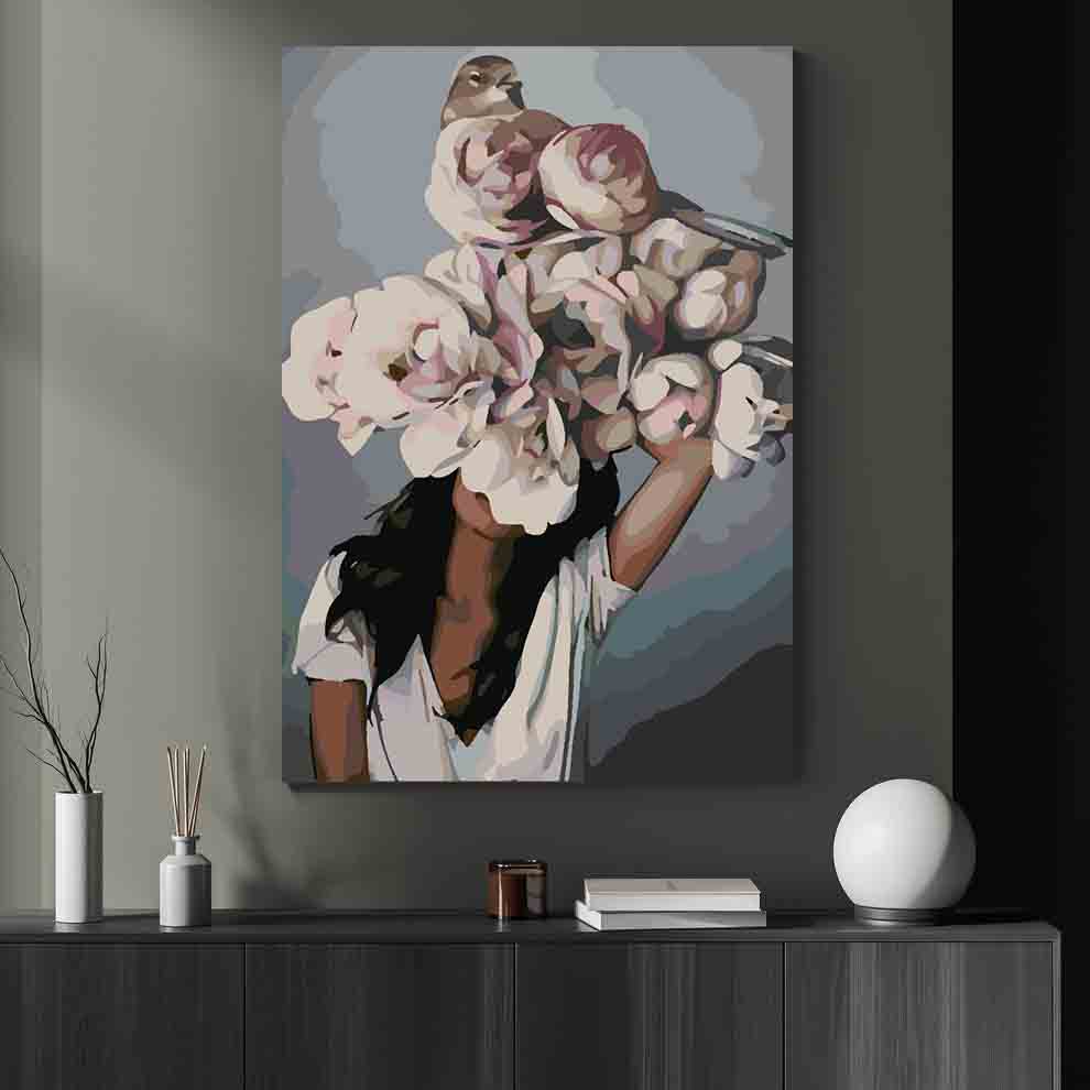 Paint by numbers - Floral Head 4118