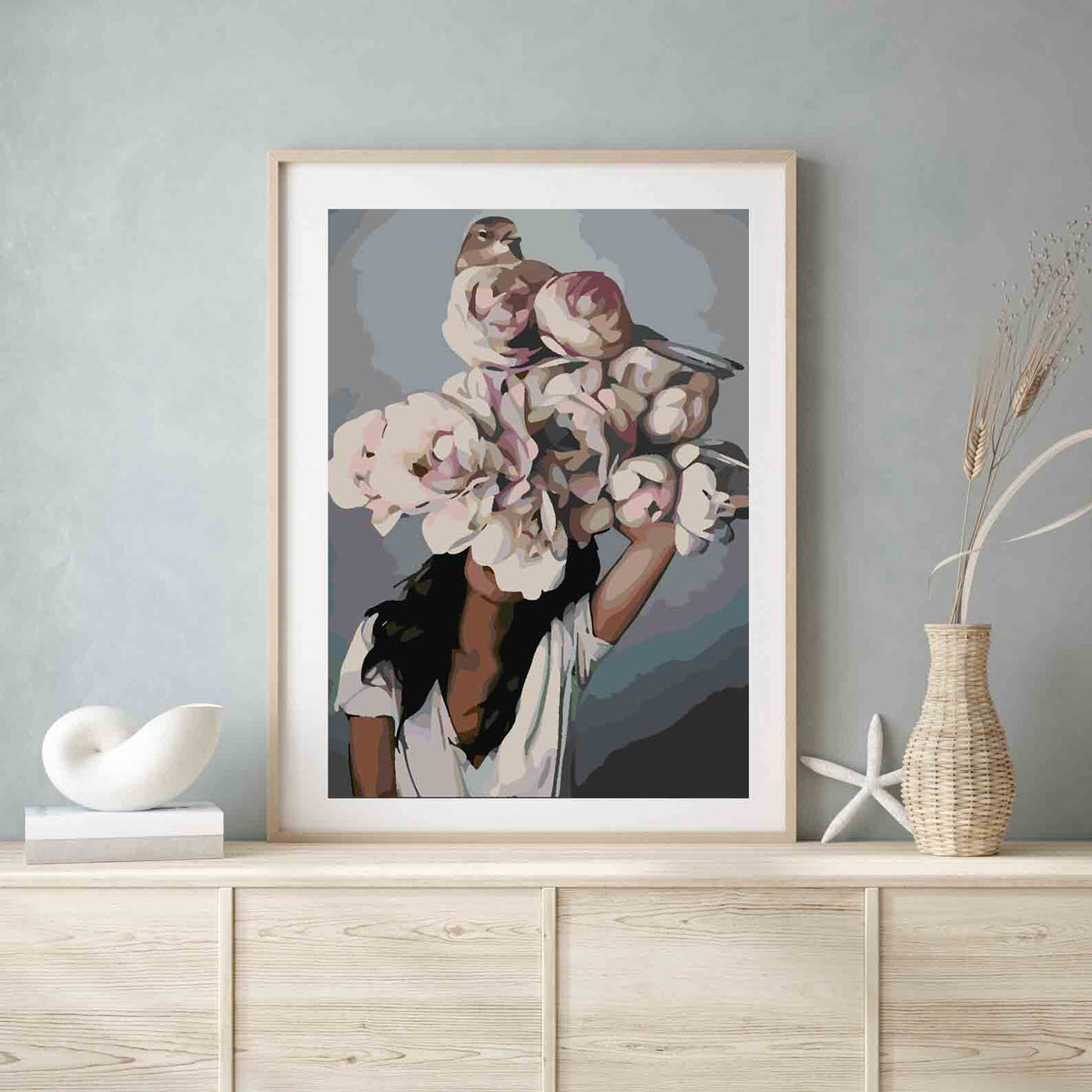 Paint by numbers - Floral Head 4118