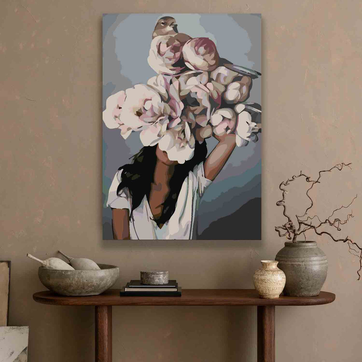 Paint by numbers - Floral Head 4118