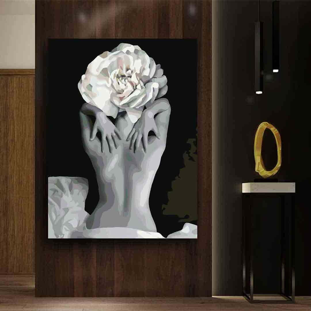 Painting by numbers - Floral Head 4120