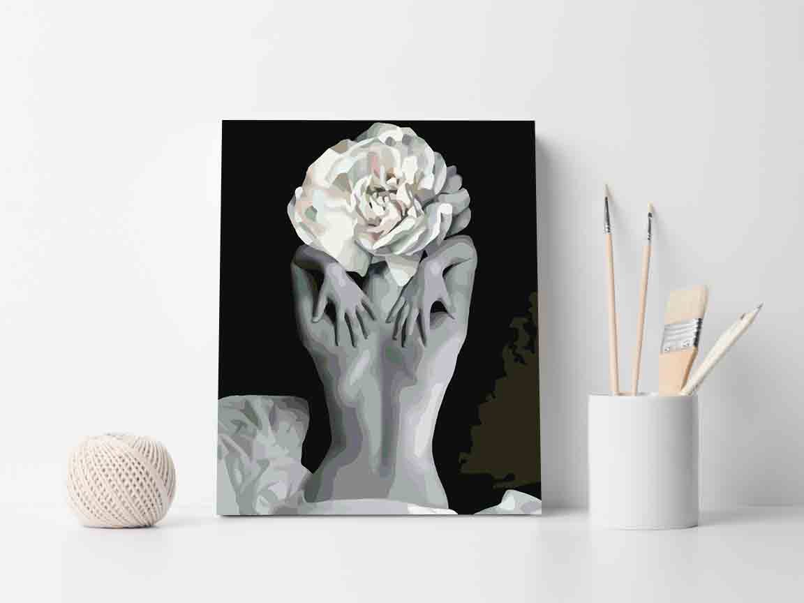 Painting by numbers - Floral Head 4120