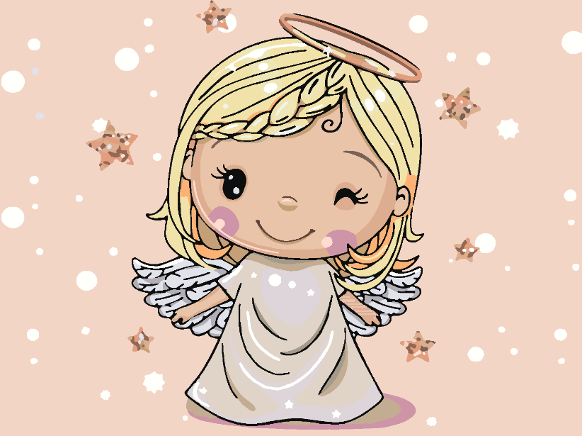 Paint by numbers - Angel for Children 4124