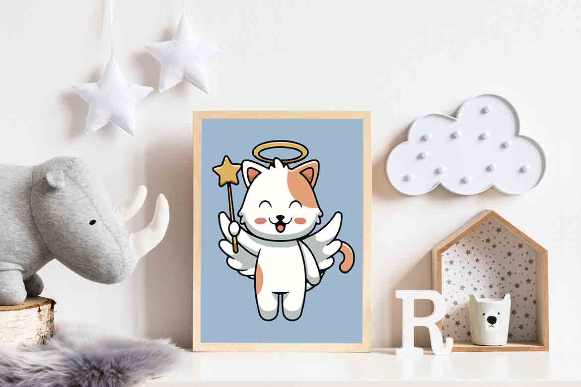Рисуване по номера - Магическо котенце 4127
