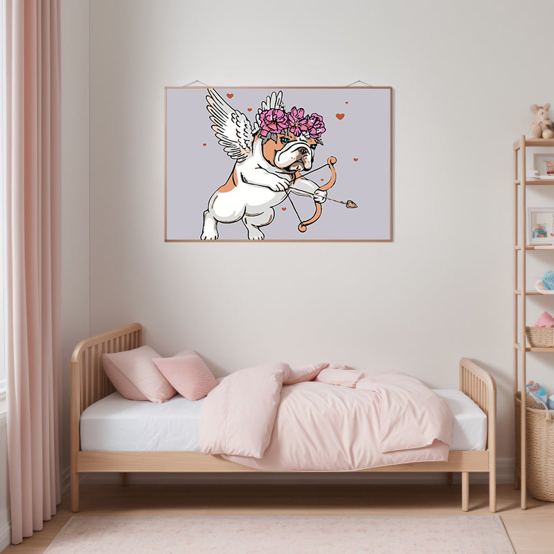 Pictura pe numere - Cainisorul Cupidon 4128