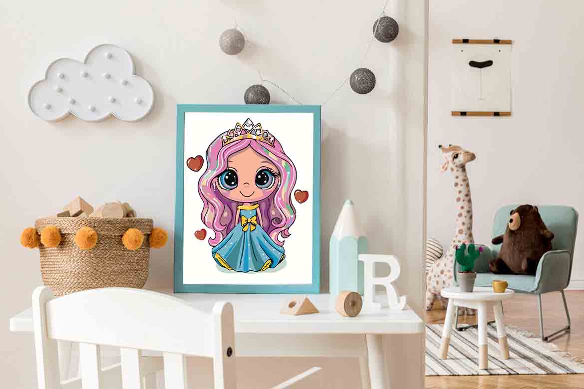 Pictura pe numere - Mica Printesa 4133