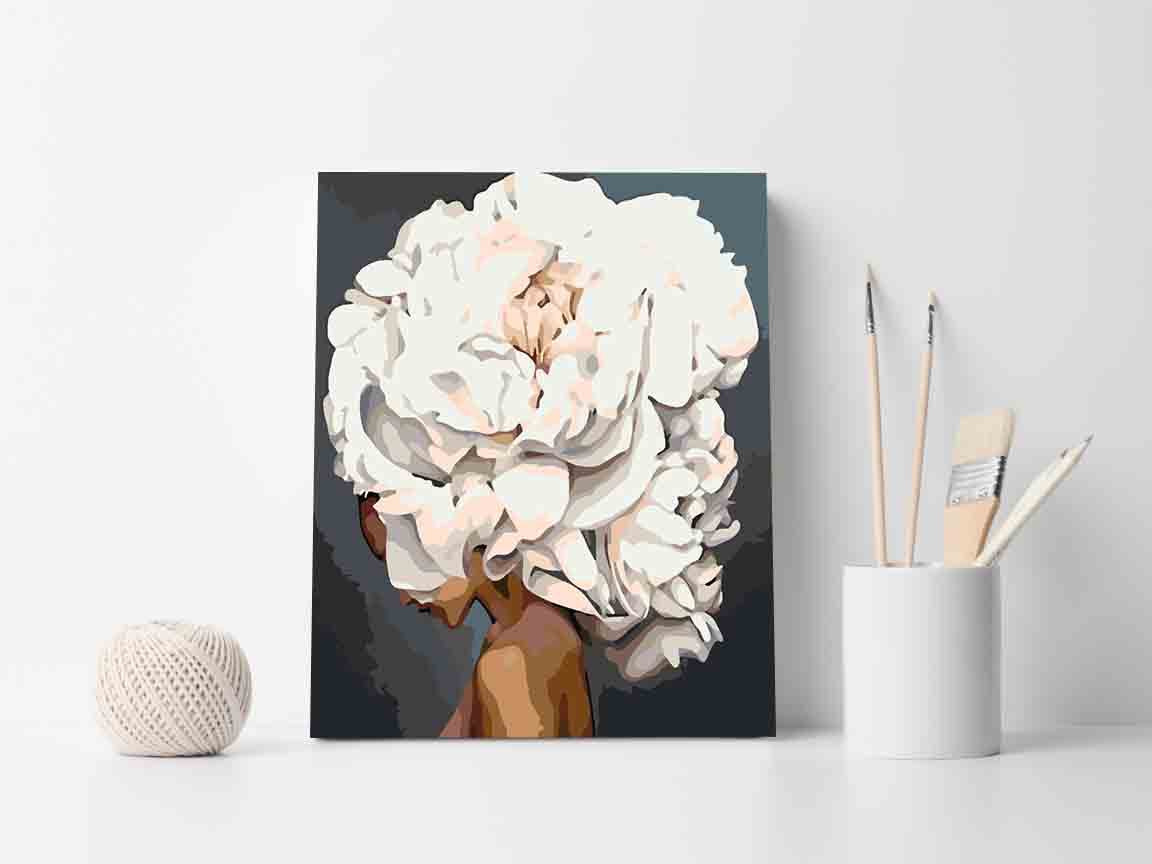 Paint by numbers - Floral Head 4135