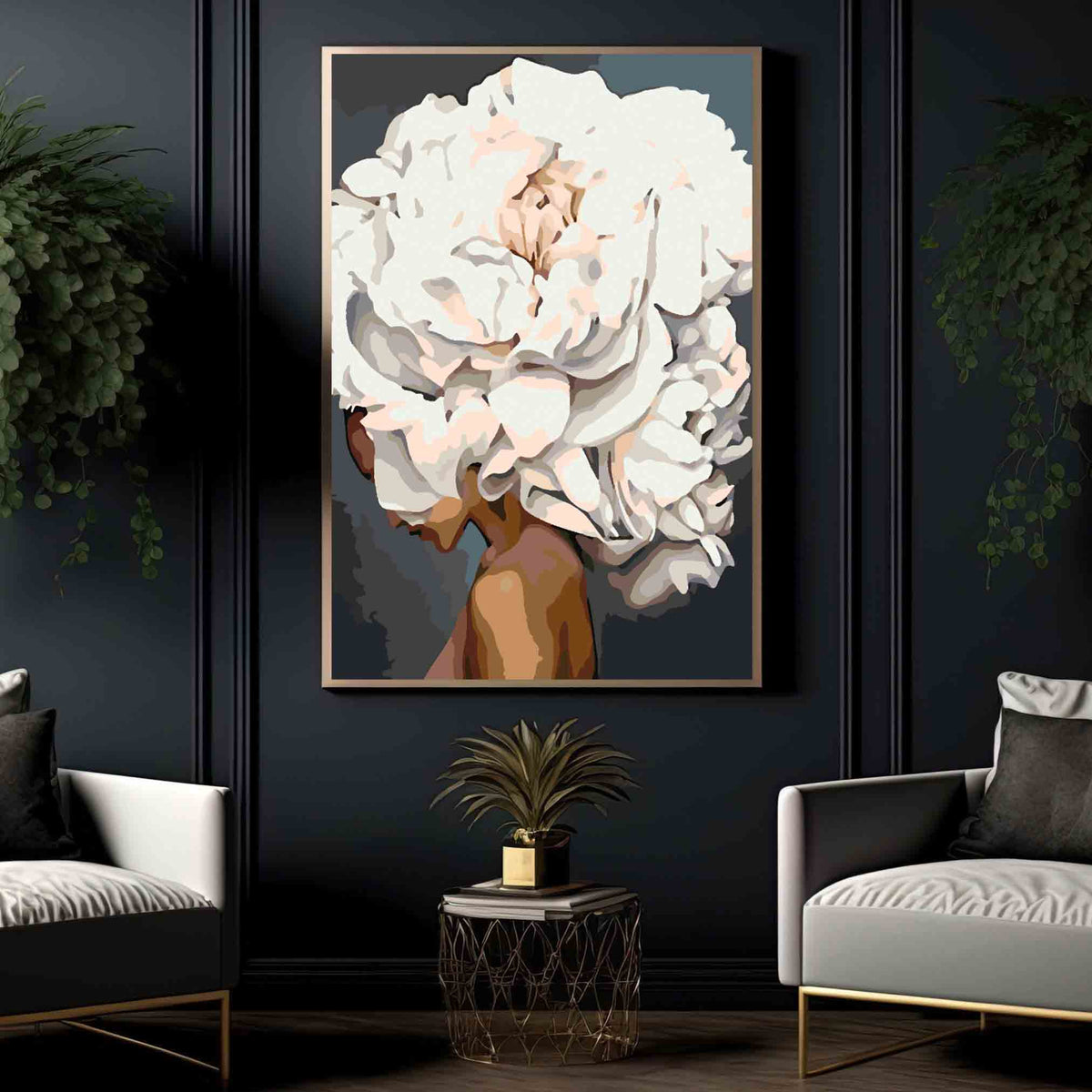 Paint by numbers - Floral Head 4135