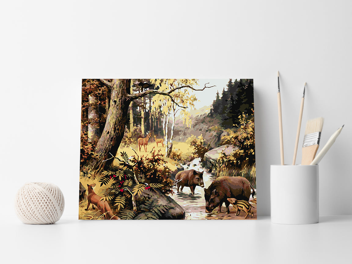 Paint by numbers - Forest Animals 4150