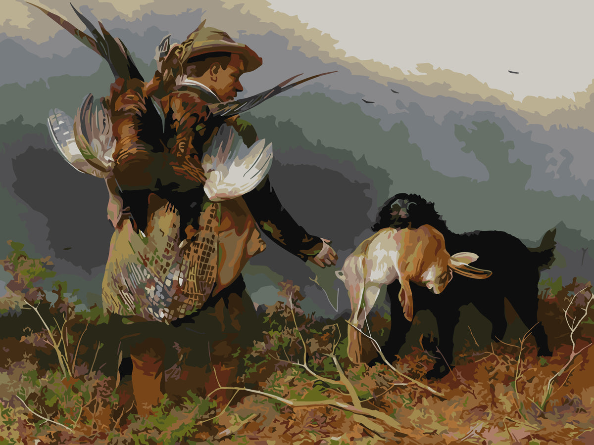 Painting by numbers - Hunting Landscape 4151