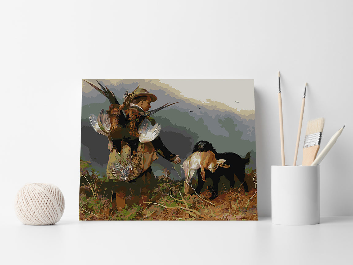 Painting by numbers - Hunting Landscape 4151
