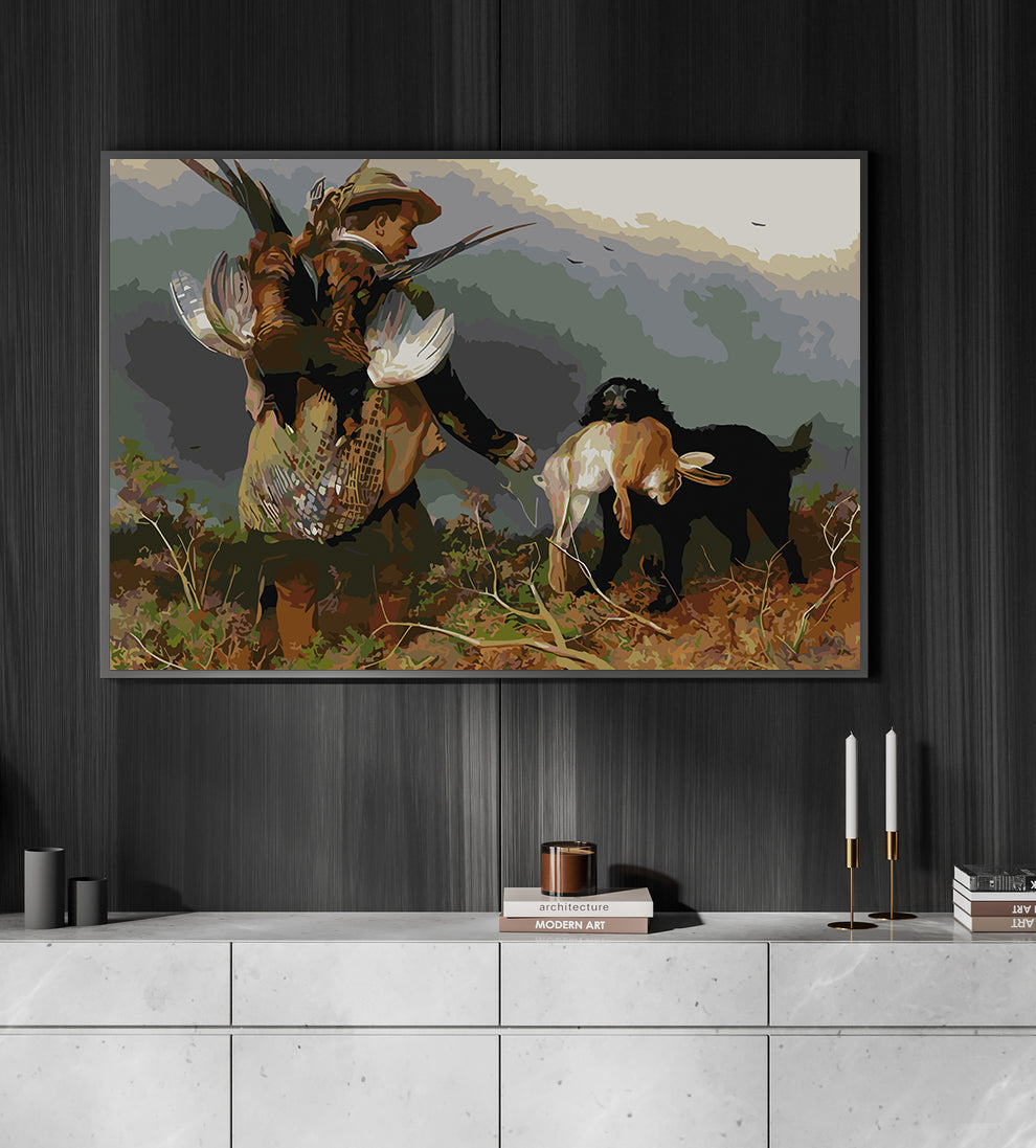 Painting by numbers - Hunting Landscape 4151