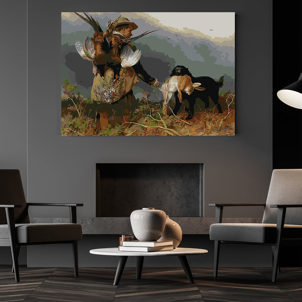 Painting by numbers - Hunting Landscape 4151
