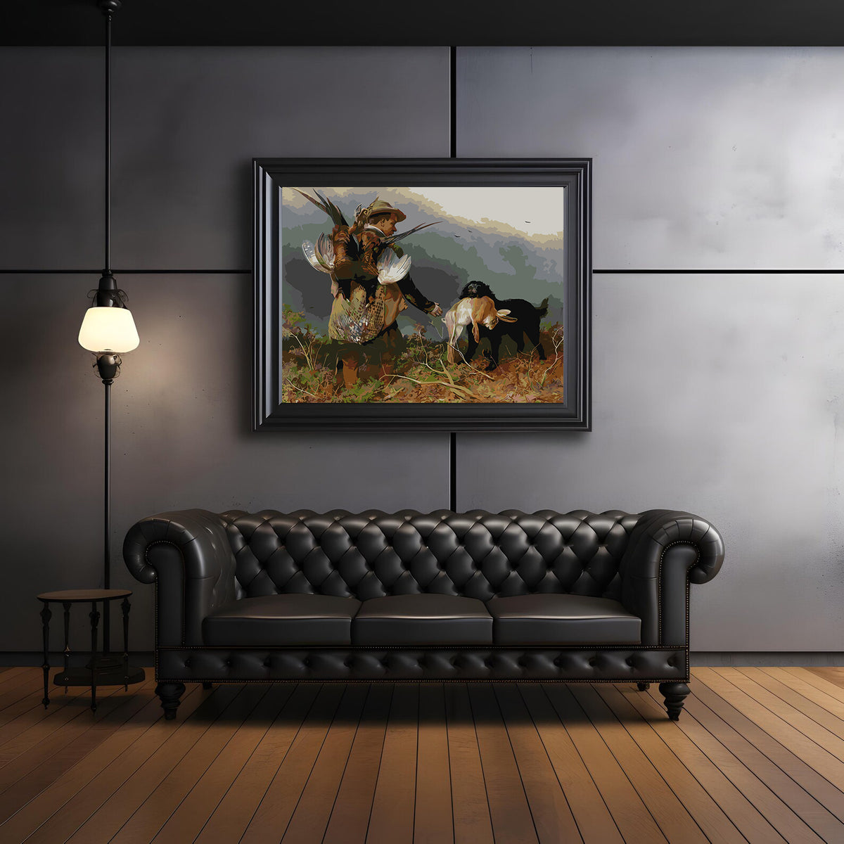 Painting by numbers - Hunting Landscape 4151