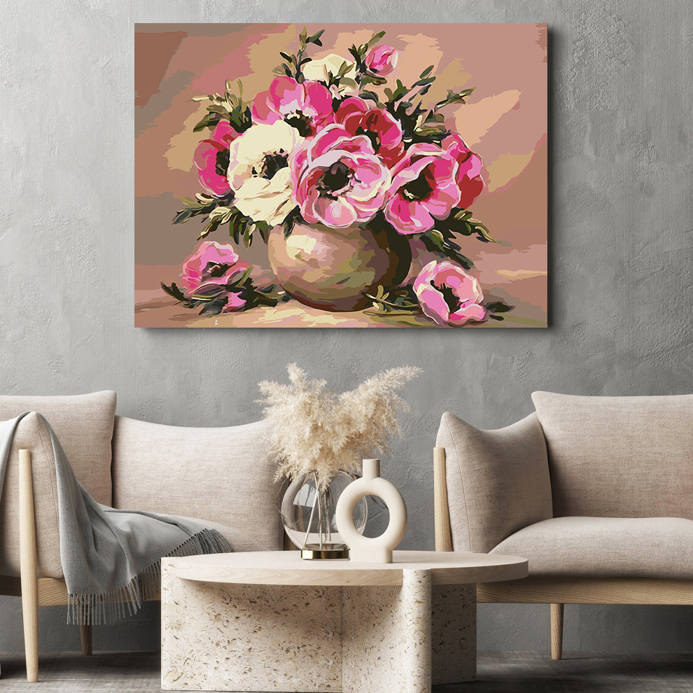 Paint by numbers - Flowers in a Vase 4152