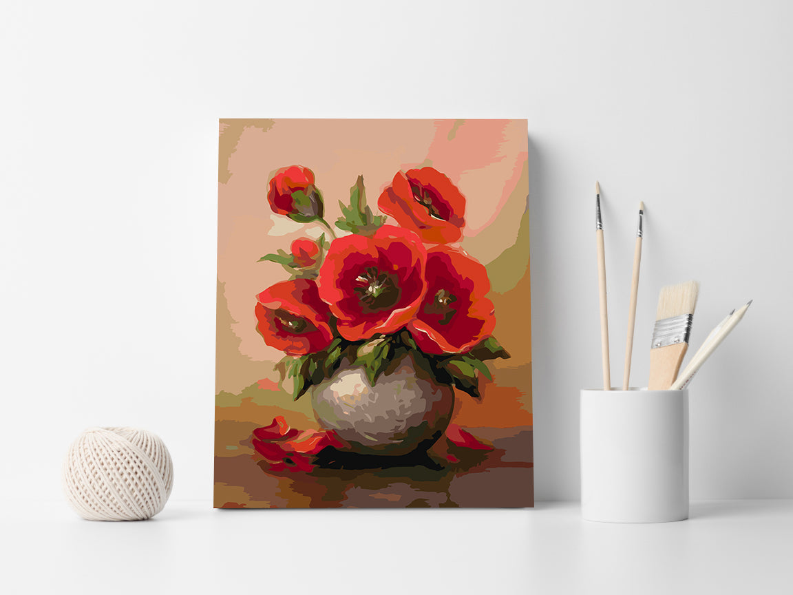 Paint by numbers - Flowers in a Vase 4153