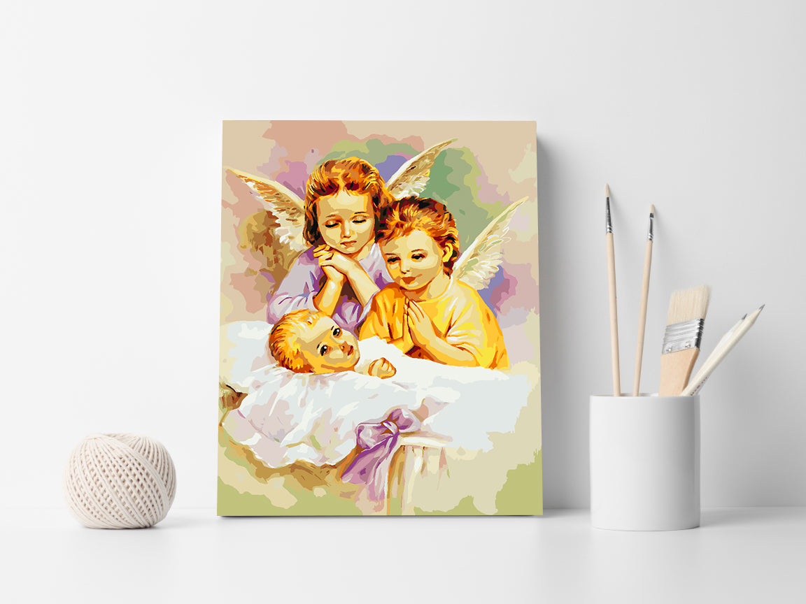 Painting by numbers - Angels 4160