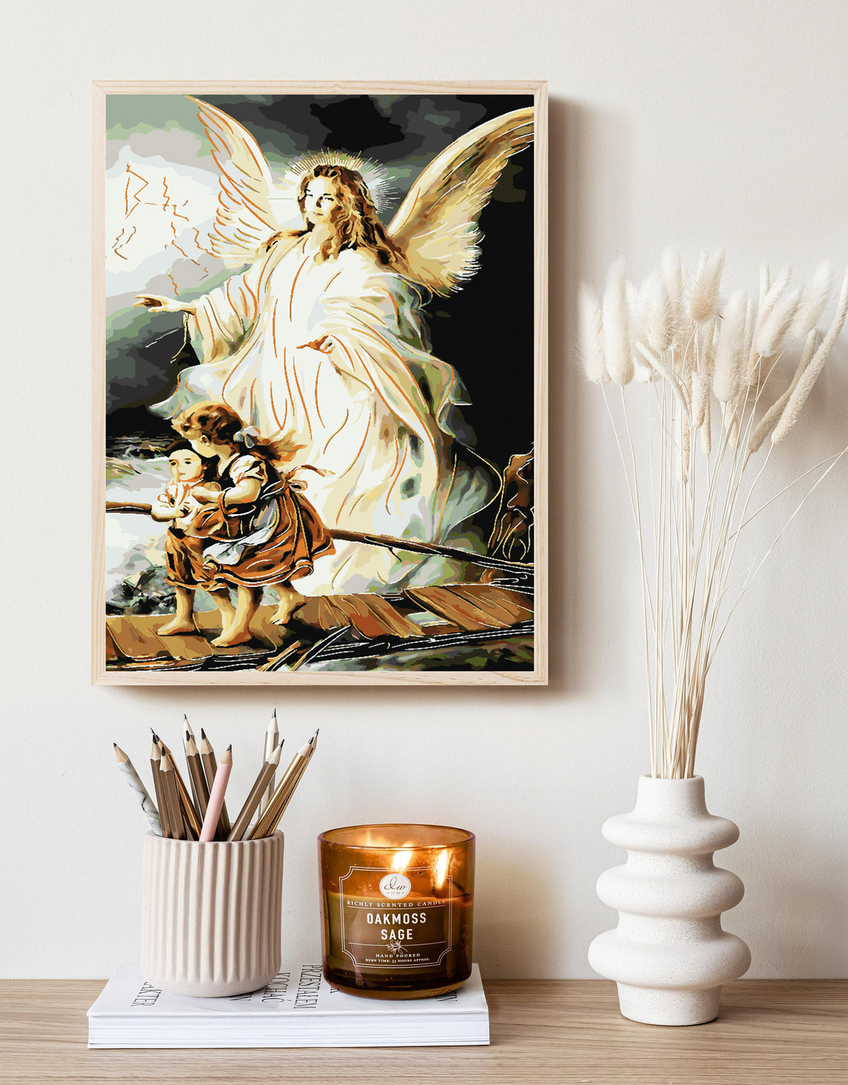 Painting by numbers - Guardian Angel 4161