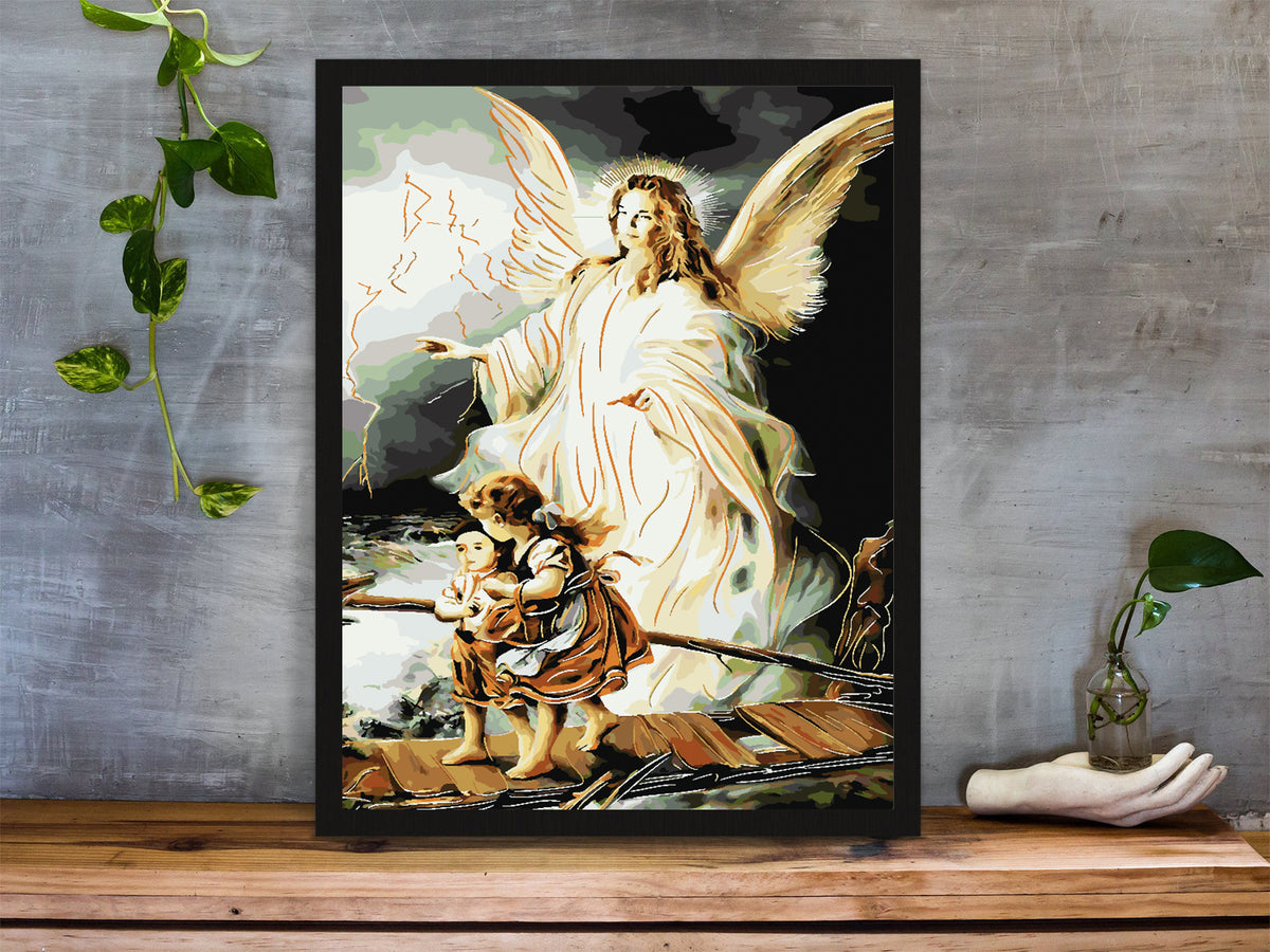 Painting by numbers - Guardian Angel 4161