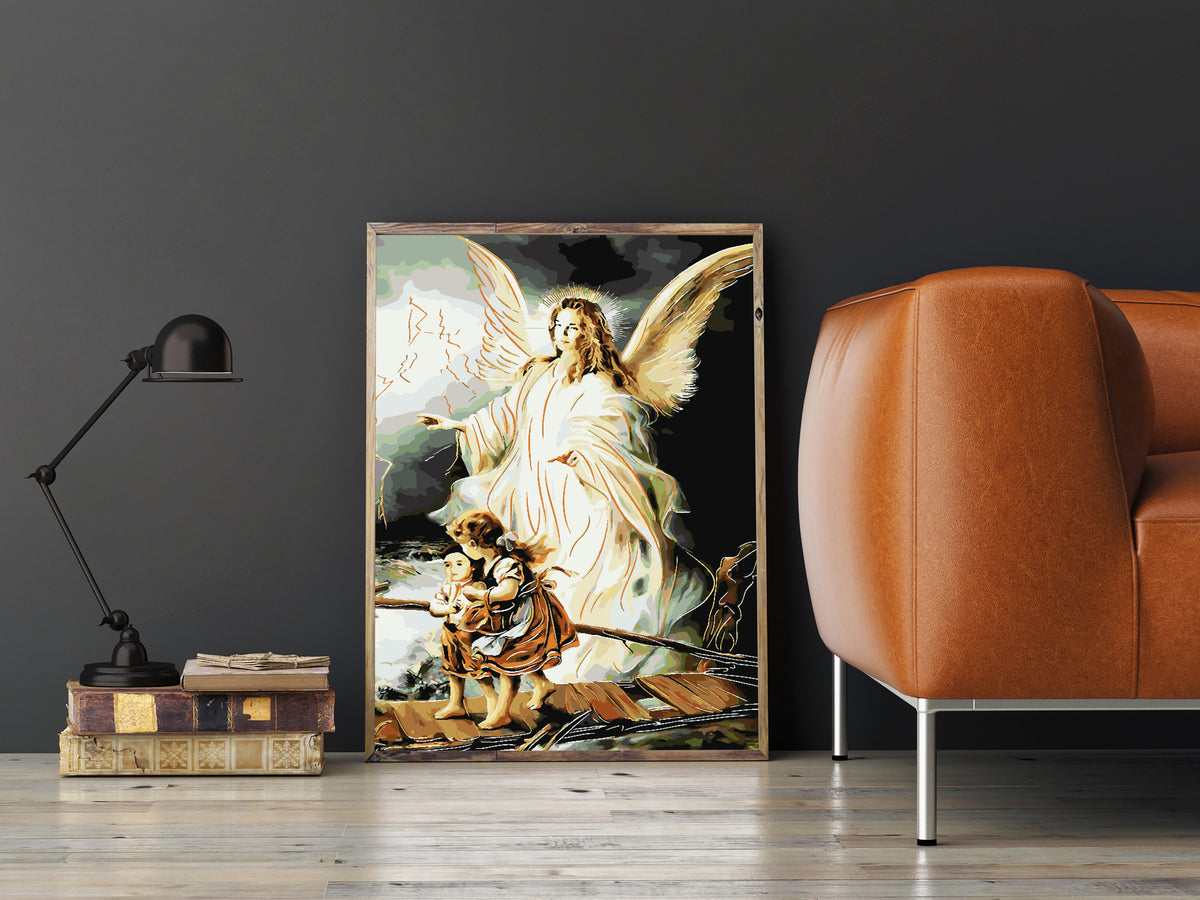 Painting by numbers - Guardian Angel 4161