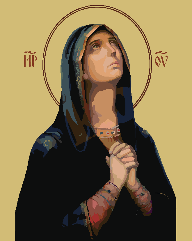 Paint by numbers - Saint Mary 4164