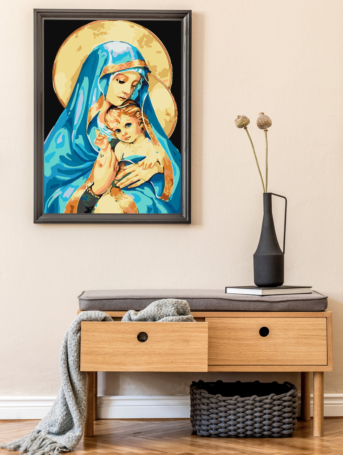 Paint by numbers - Saint Mary with the Child 4165