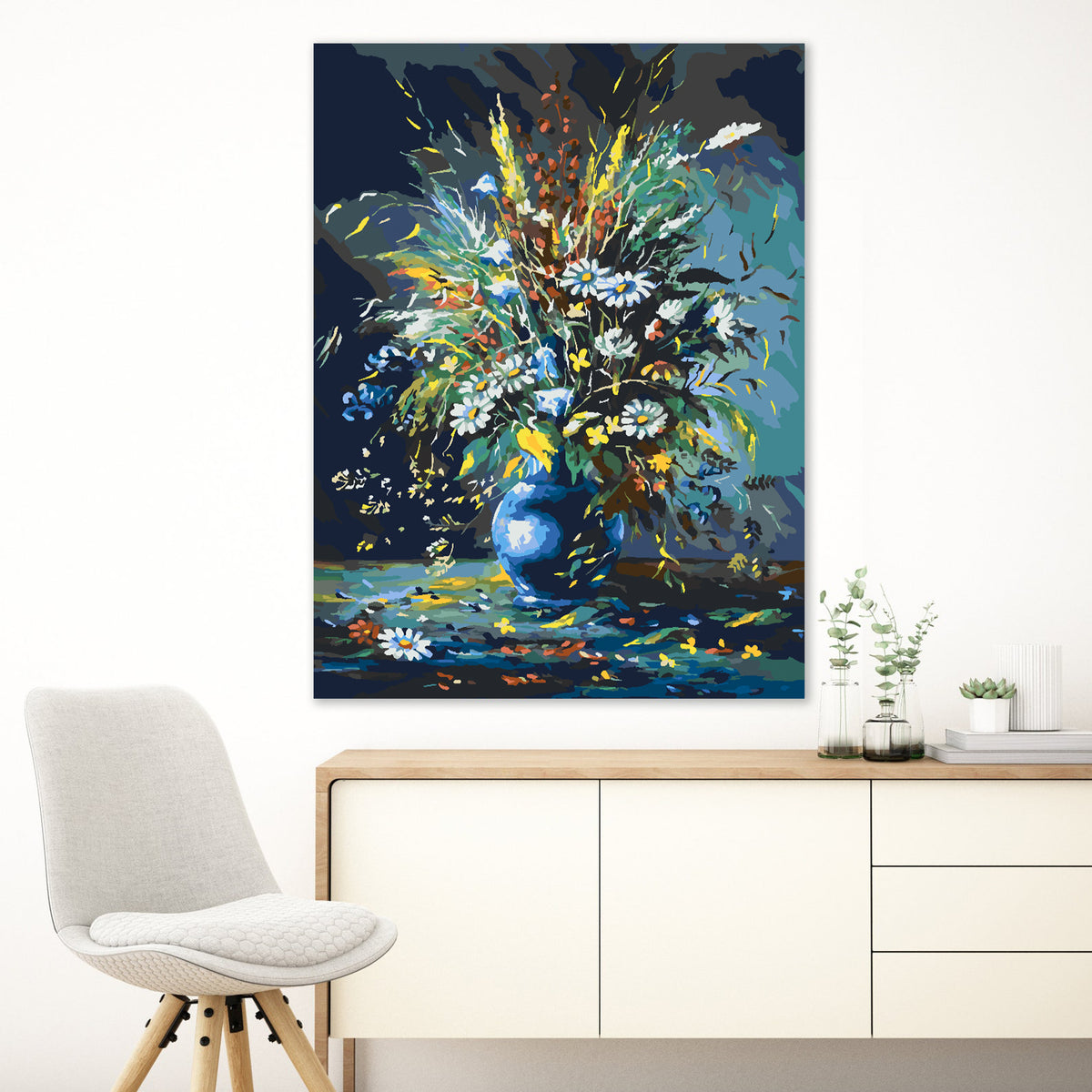 Painting by numbers - Flowers 4167