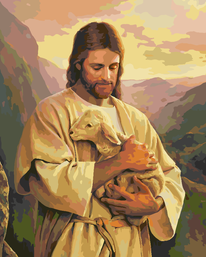 Paint by numbers - Jesus Christ 4168