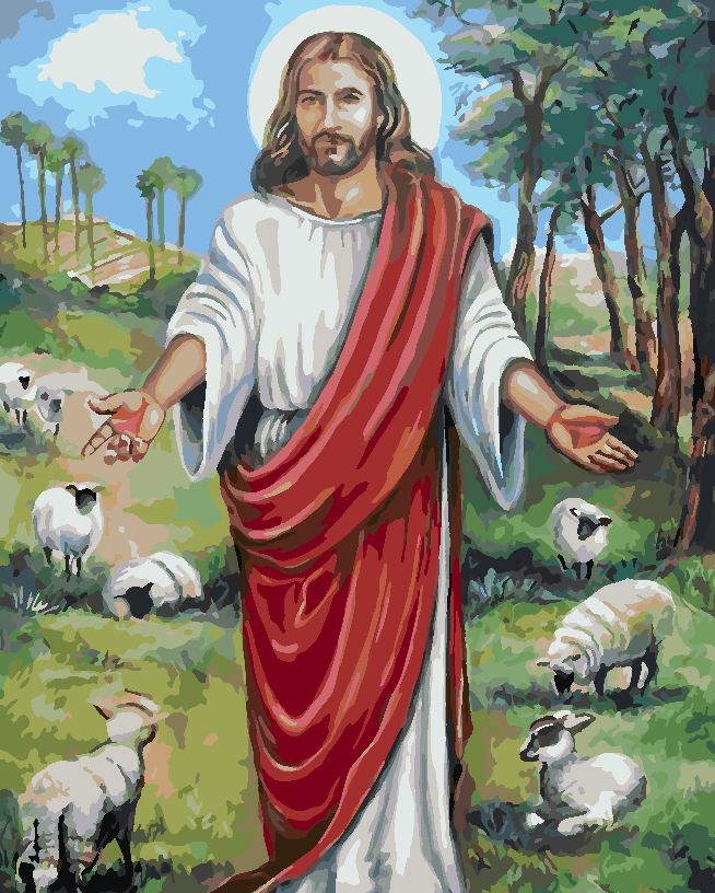 Paint by numbers - Jesus Christ 4170