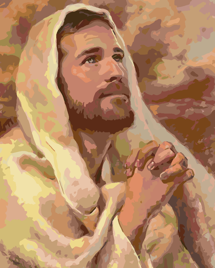 Painting by numbers - Prayer 4171