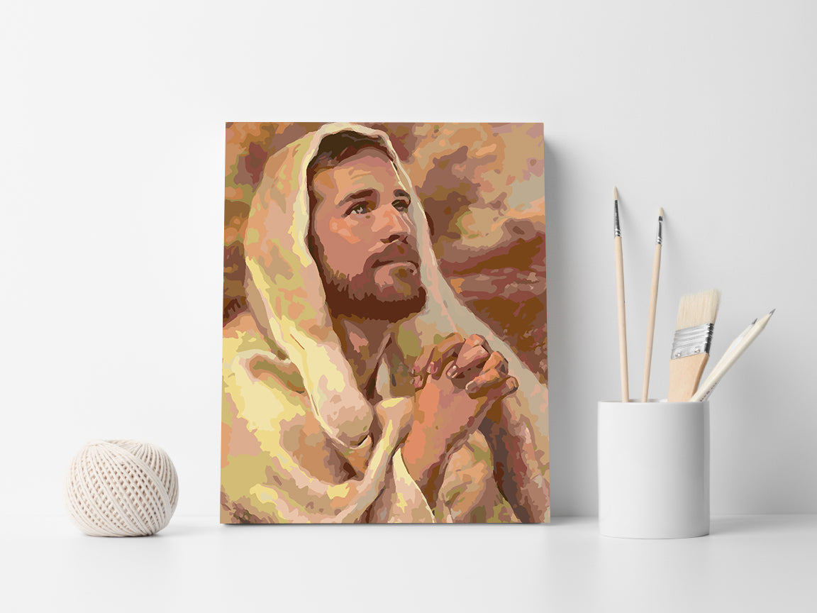 Painting by numbers - Prayer 4171