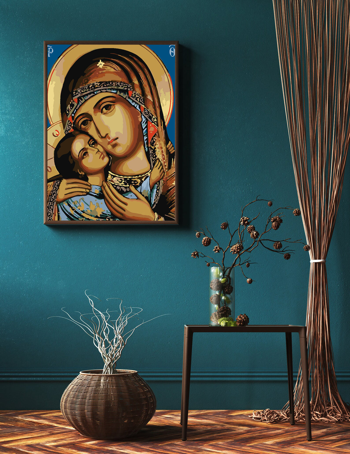 Paint by numbers - Saint Mary with the Child 4175