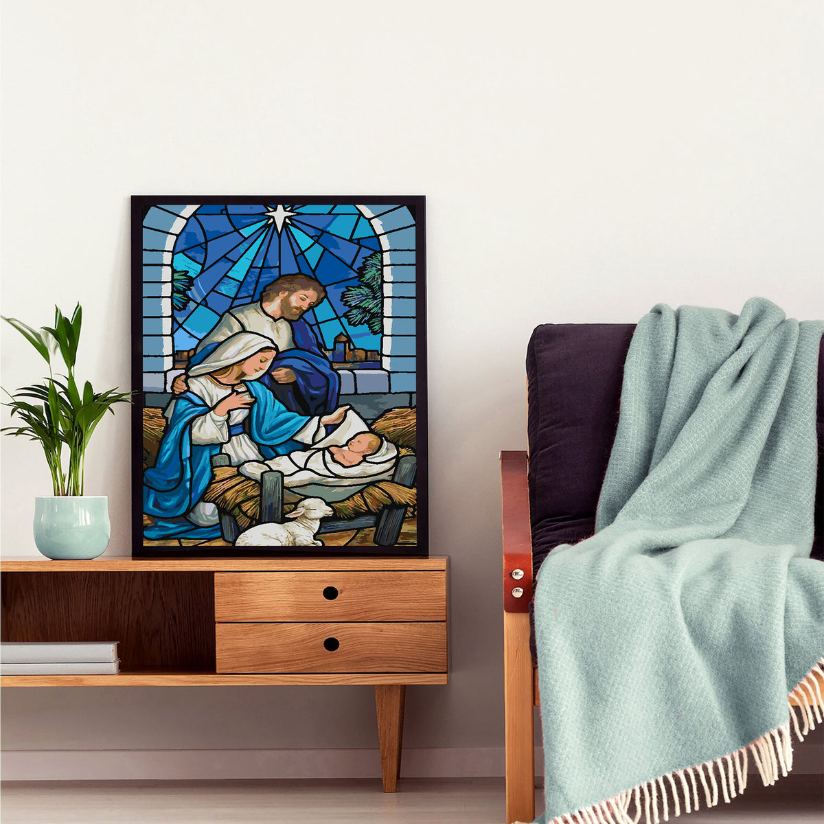 Painting by numbers - Nativity 4176