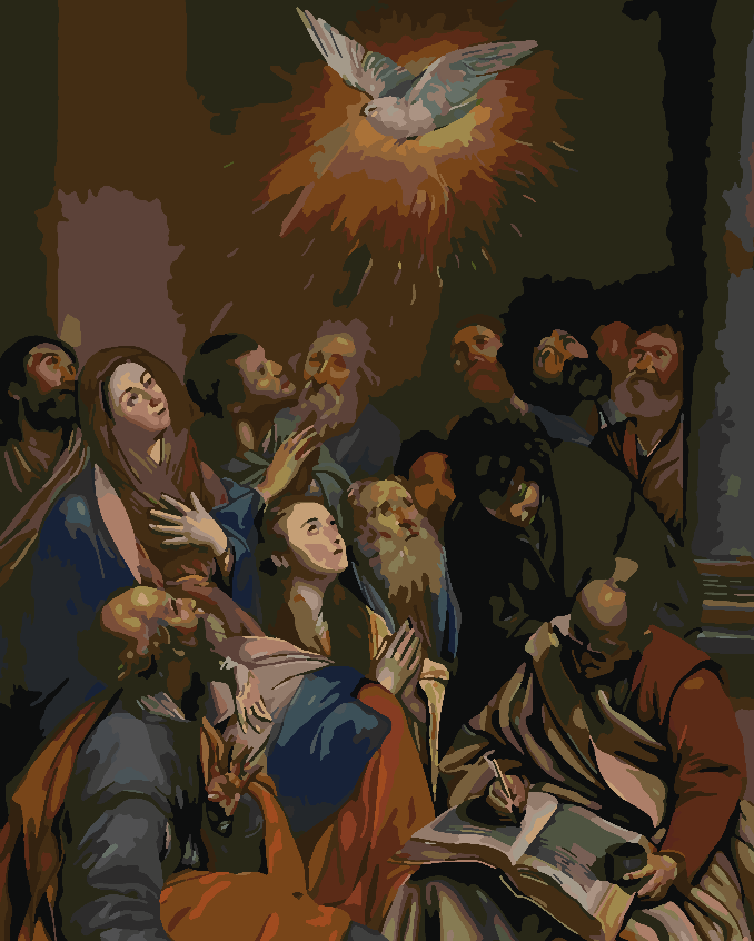 Paint by numbers - Descent of the Holy Spirit 4177