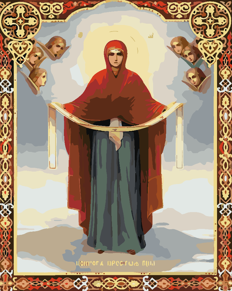 Painting by numbers - Virgin Mary 4183