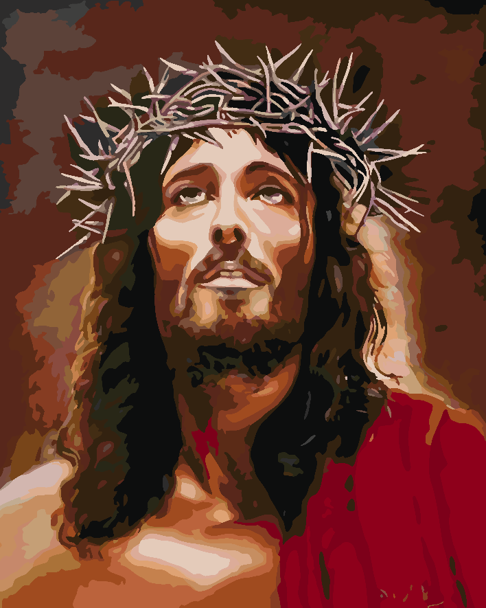 Paint by numbers - Jesus Christ 4184