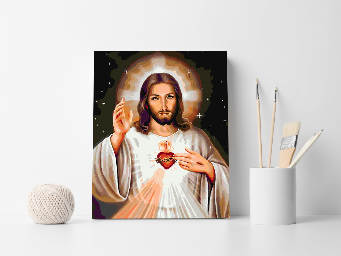 Paint by numbers - Jesus Christ 4185