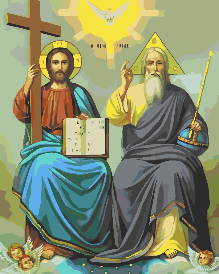 Painting by numbers - Holy Trinity 4186