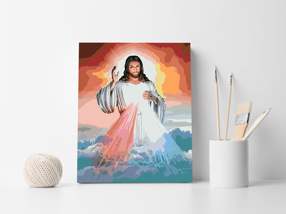 Paint by numbers - Jesus Christ 4187