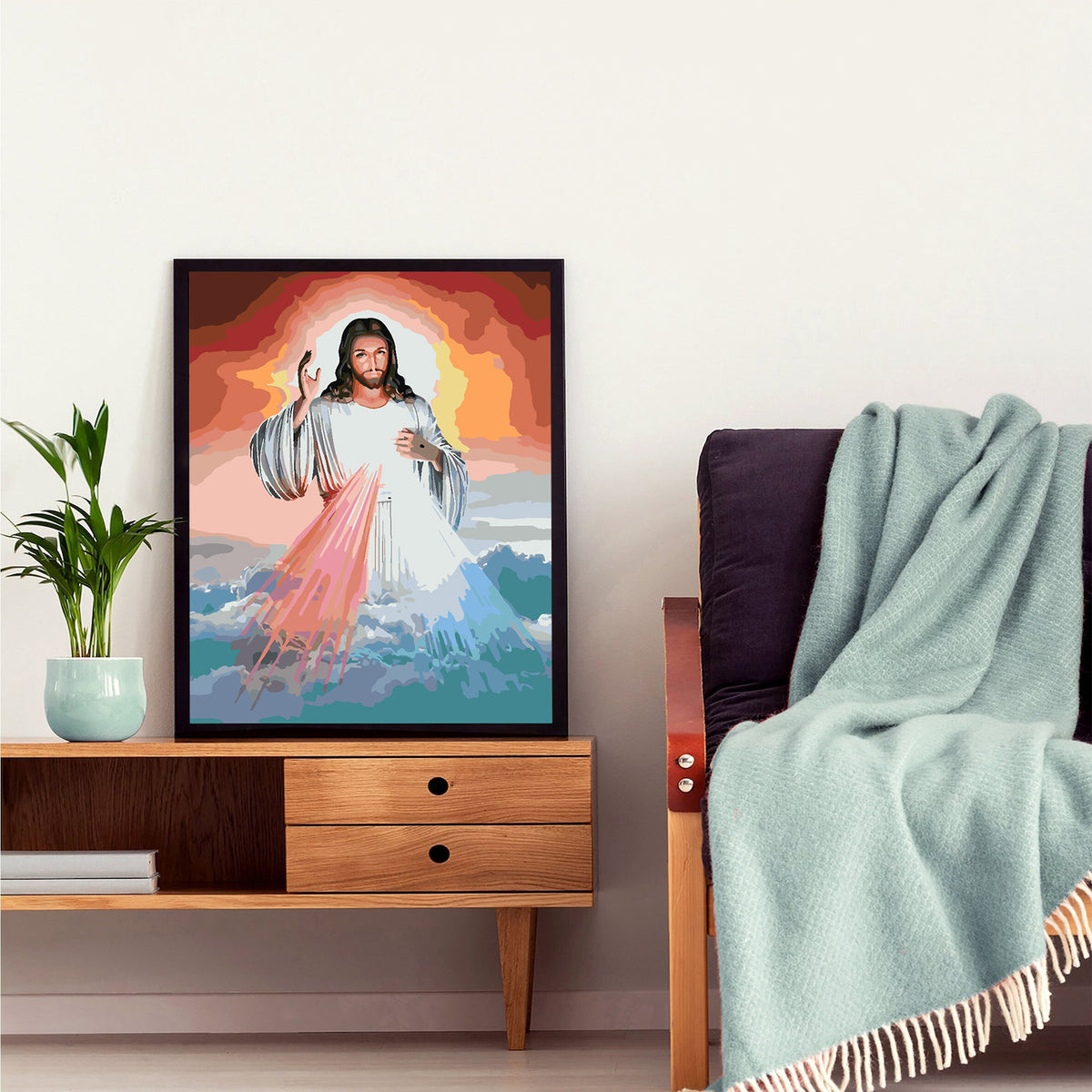 Paint by numbers - Jesus Christ 4187