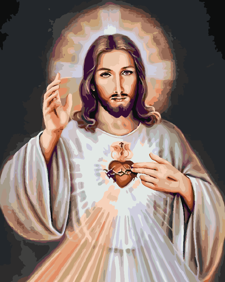 Paint by numbers - Jesus Christ 4191