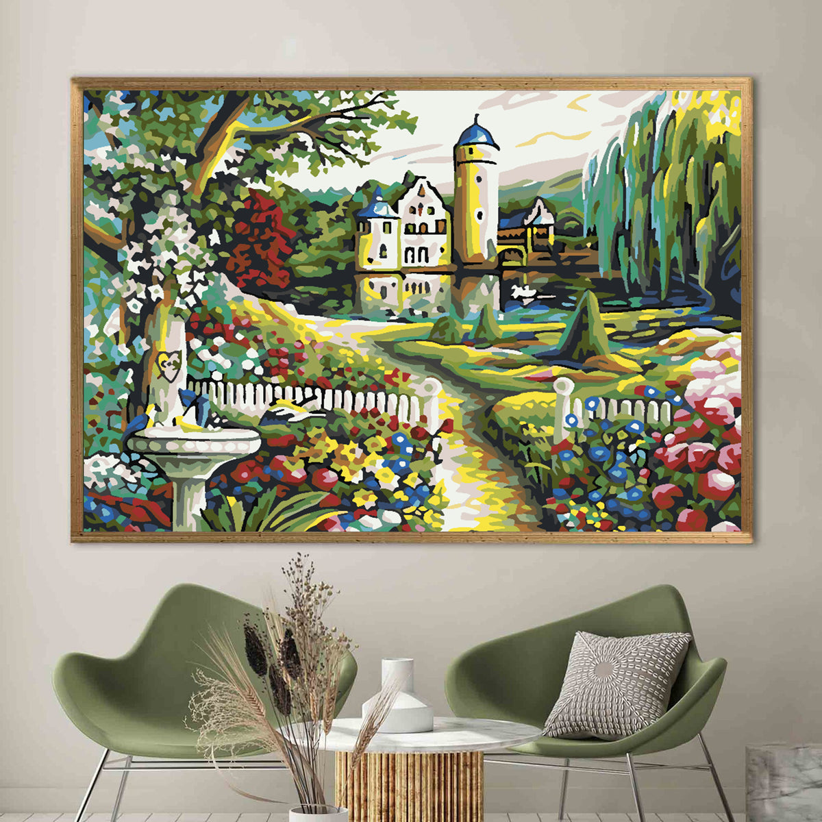 Painting by numbers - Spring Landscape 4197