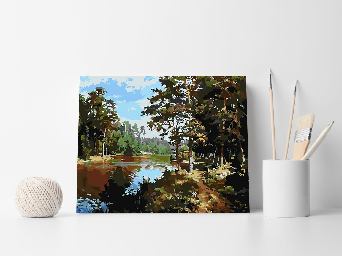 Paint by numbers - Forest Landscape 4199