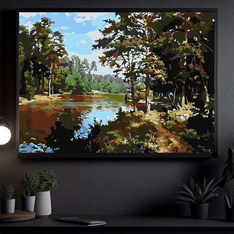 Paint by numbers - Forest Landscape 4199